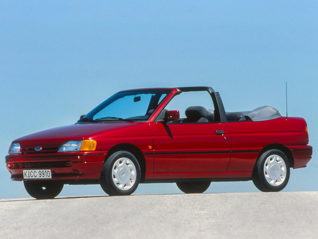 Ford Escort (ALL) 5 поколение, открытый кузов (08.1990 - 07.1992)